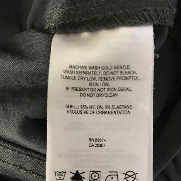 MOUNTAIN HARDWEAR ~ MENS LARGE ~ GRAY FULL ZIP NYLON BLEND FULL ZIP JACKET COAT - Picture 6 of 7